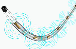 An illustration of the Boston Scientific's EkoSonic Endovascular System (EKOS).