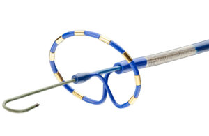 An image of the Medtronic PulseSelect Pulsed Field Ablation (PFA) System's catheter.