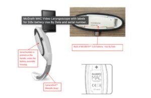FDA Medtronic McGrath Mac video laryngoscope recall