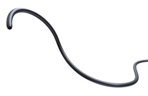 This is a Terumo marketing image of its R2P NaviCross peripheral support catheter.