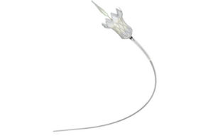 This is a Medtronic image of the Harmony transcatheter pulmonary valve (TPV) system .