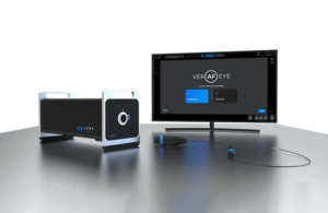 This is a Luma Vision marketing image of its Verafeye catheter-based cardiac imaging system.