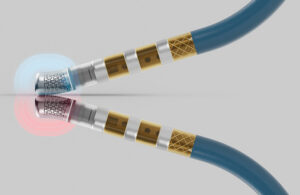 A photo of Abbott's TactiFlex Duo sensor enabled ablation system.